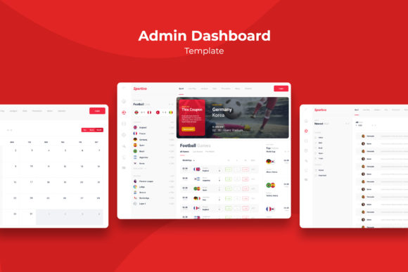 Download Admin Dashboard  Sport Statistics - Statistics Collection