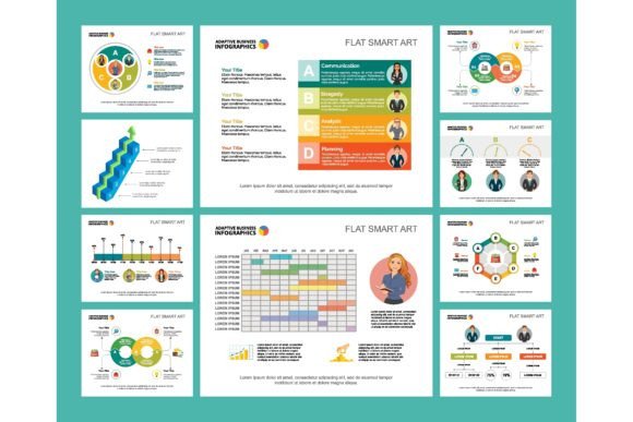 Download Colorful Statistics or Planning Concept - Color Collection