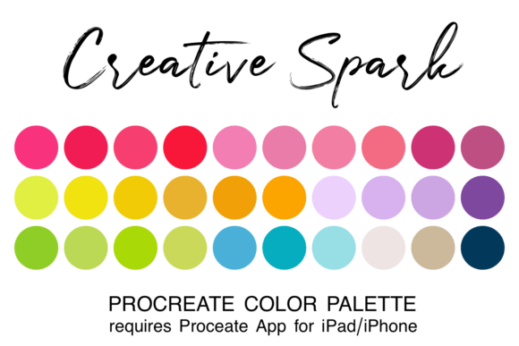 Download Creative Spark Procreate Color Palette - Color Collection