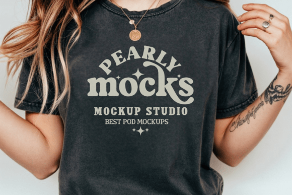 Download Comfort Colors 1717 Pepper Tshirt Mockup - Color Collection