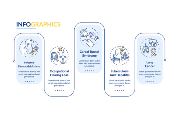 Download Occupational Sickness Vector Infographic - Info Collection
