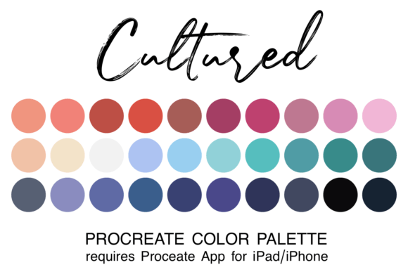 Download Cultured Procreate Color Palette - Color Collection