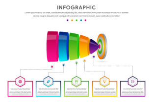 Download Infographics Arrow Projectil Hexagon - Info Collection
