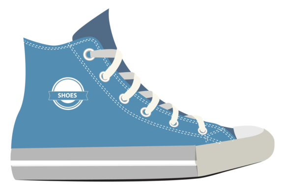 Download Blue Sport Shoe Color Icon. Casual Sneak - Color Collection