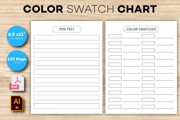 Download Color Swatch Chart | Pen Test Page - Color Collection