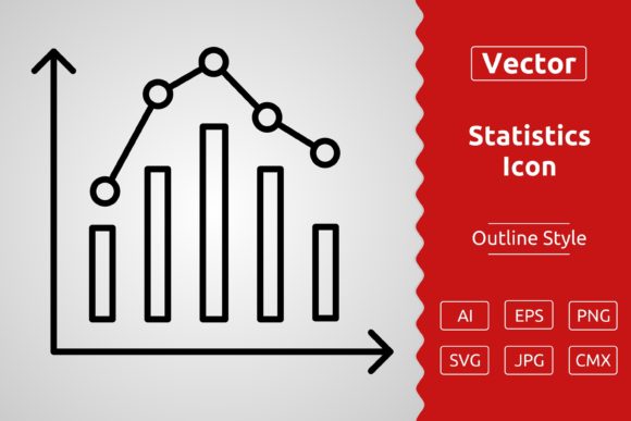 Download Vector Statistics Outline Icon Design - Statistics Collection