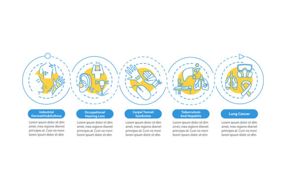 Download Occupational Sickness Vector Infographic - Info Collection